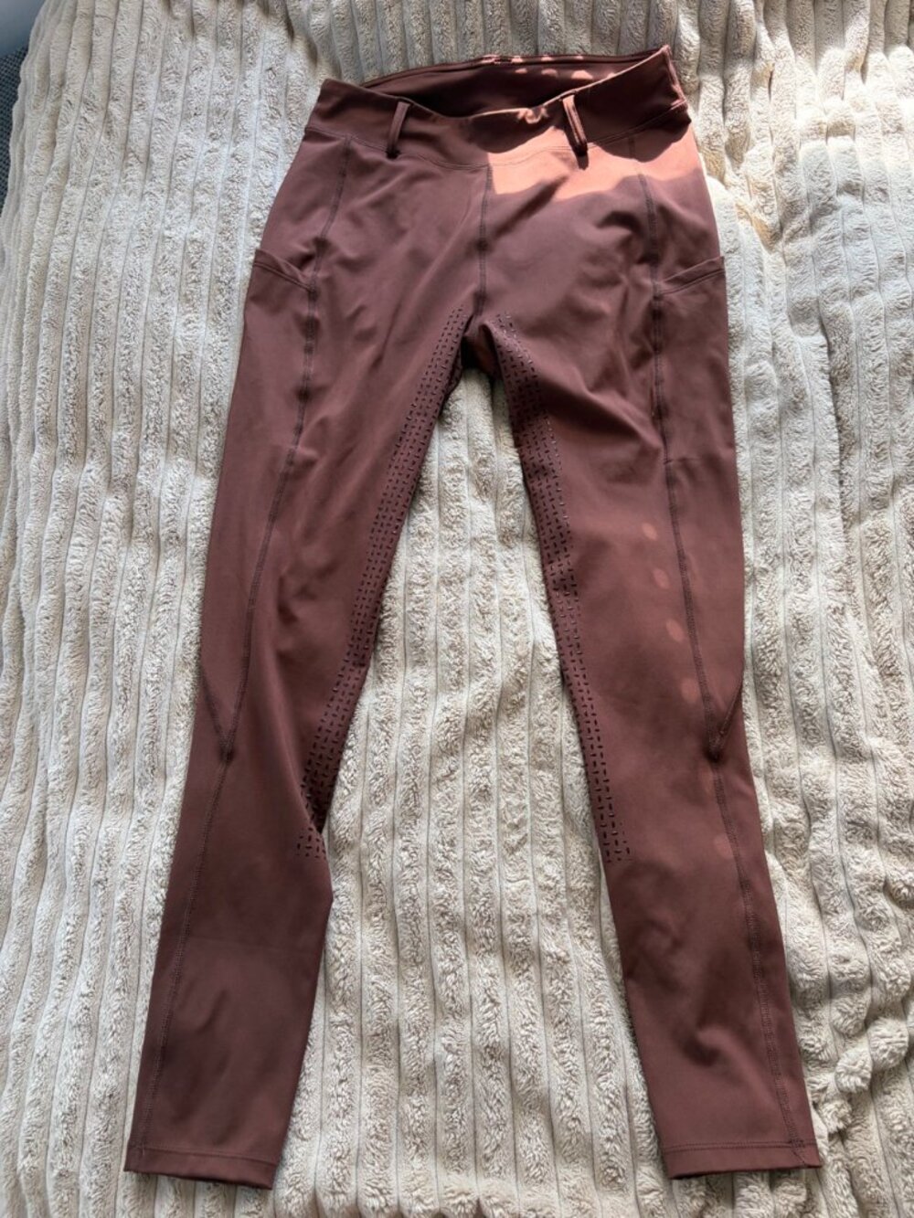 Turnhier Sports New Woman Chocolate Brown Riding Pants, Breeches, Size Large